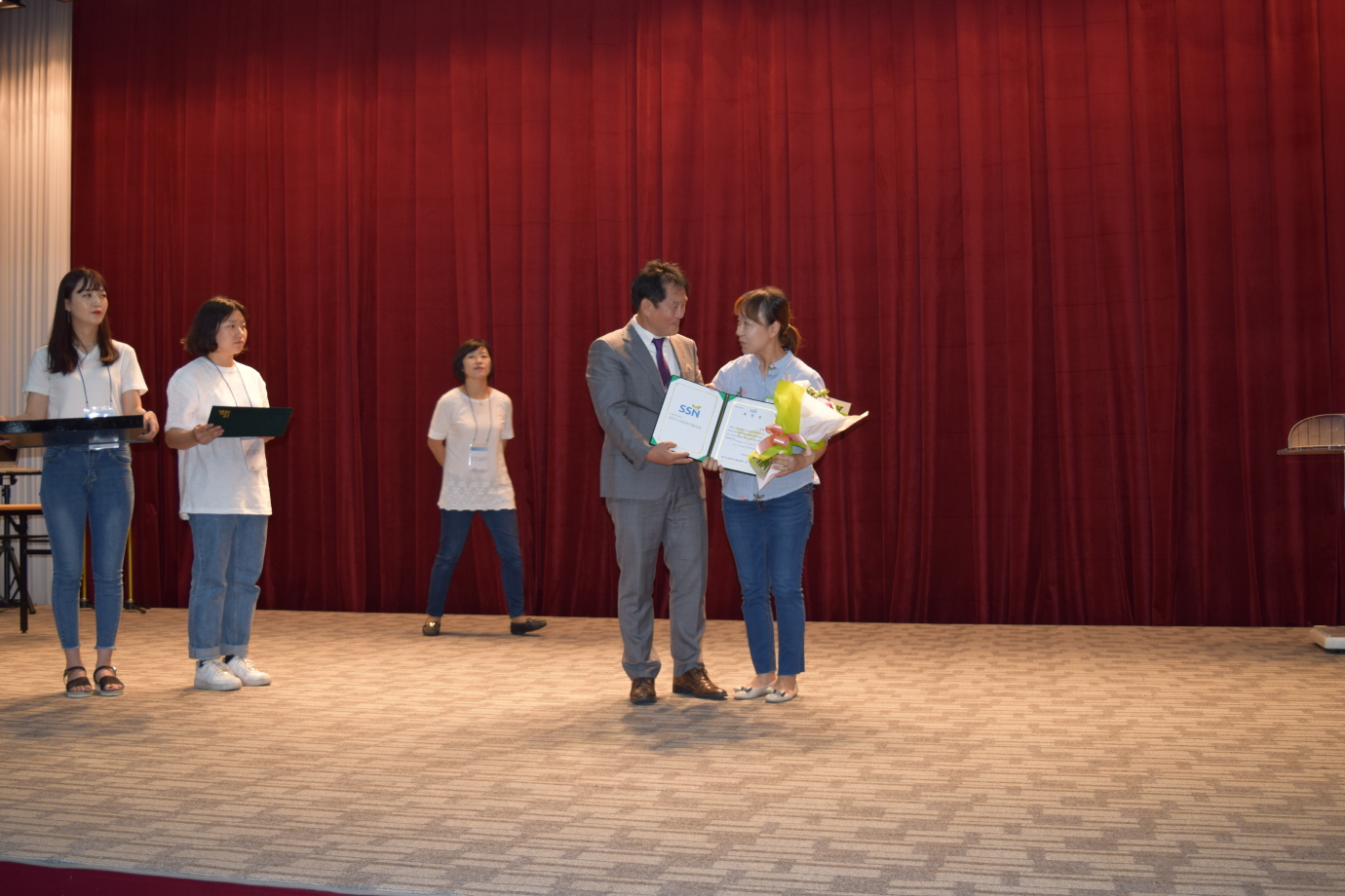 양주시사회복지협의회장상 수상(장혜승 선생님)